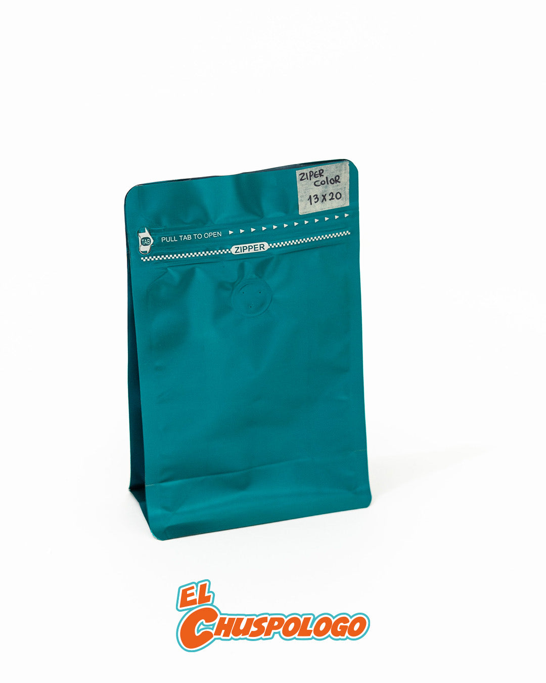 Bolsa Zipper color con valvula