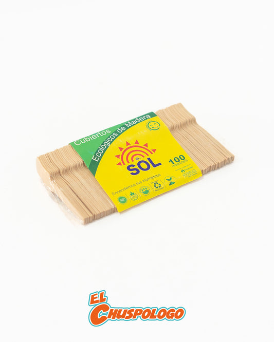 Cuchara mini madera x100 unidades